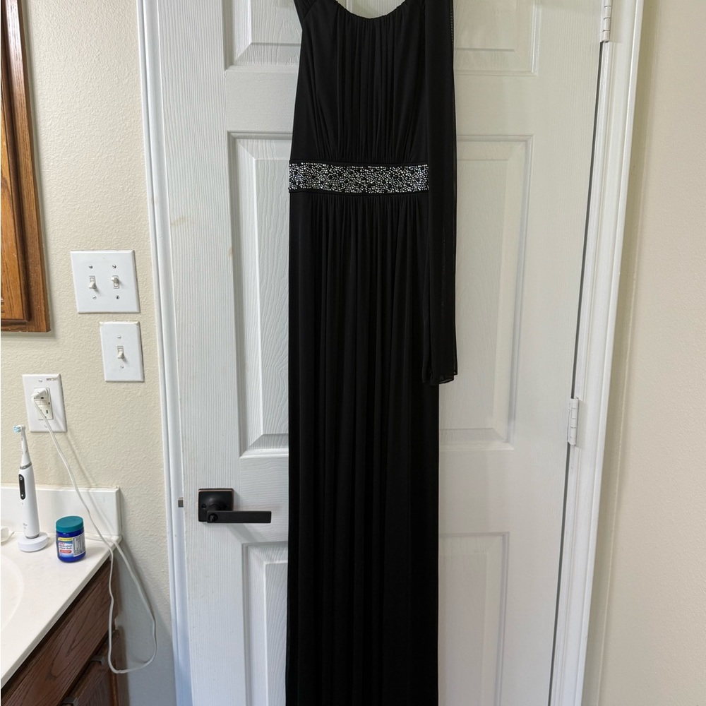 Long black Bridesmaid dress